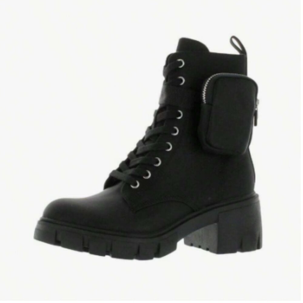 NEW Steve Madden Hyped Women's Lug Sole Platform Combat/Moto Boots - Size 8